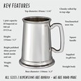 X Range Plain Norfolk Tankard