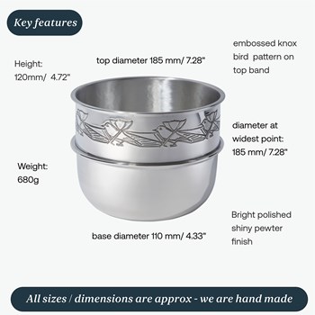 Knox Pewter Birdy Bowl