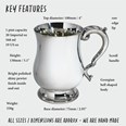 Georgian Pewter One Pint Tankard