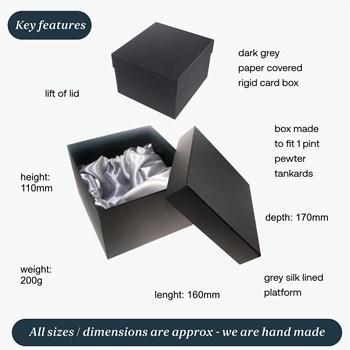 Tankard Presentation Box Plain