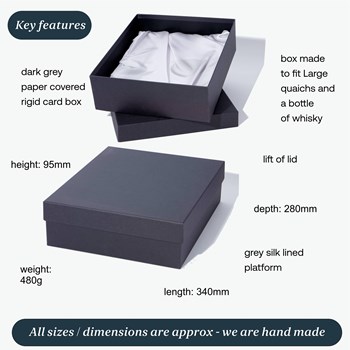 Box To Take Large Quaich And Bottle Of Whisky Box Only Box To Take Large Quaich And Bottle Of Whisky Box Only