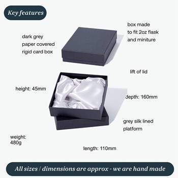 Box To Fit Flask And Minature  Box Only