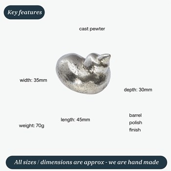Cast Pewter Large Spiral Shell Ornament Cast Pewter Large Spiral Shell Ornament