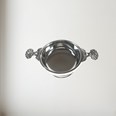 Birthstone Pewter Quaich October With Opal Stones Birthstone Pewter Quaich October With Opal Stones