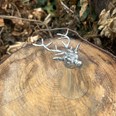 5oz Stag Head Pewter Jigger Cup