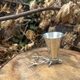 5oz Stag Head Pewter Jigger Cup
