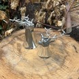5oz Stag Head Pewter Jigger Cup 5oz Stag Head Pewter Jigger Cup