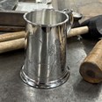 Football Scene One Pint Pewter Tankard