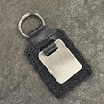 Leather And Stainless Steel Keyring