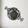 Birthstone Pewter Quaich November With Topaz Stones