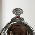 Birthstone Pewter Quaich July With Ruby Stones