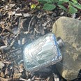 Acanthus Pattern Pewter Pocket Flask