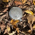 6oz Round Pewter Celtic Knot Flask