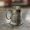 God Child Quarter Pint Pewter Baby Mug