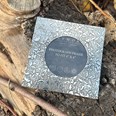 Love Skull Small Pewter 4"X4" Frame