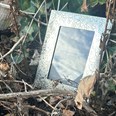 Love Skull Pewter 6"X4" Picture Frame