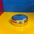 8cm Plain Round Pewter Trinket Box