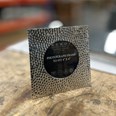 Small Hammered 4"X4" Pewter Picture Frame