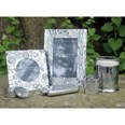 Retro Small Pewter 4"X4" Frame