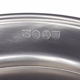 Small Antique Finish Pewter Plate