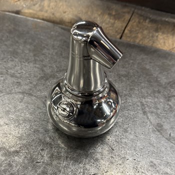 Large Pewter Pot Still Flask