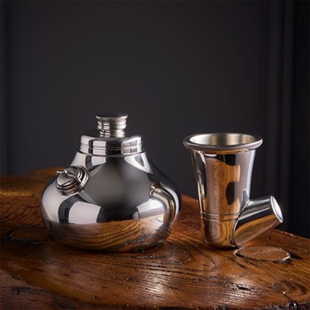 Pewter Pot Still Large Flask