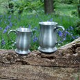 One Pint Pewter Cast Abbey Bell Tankard