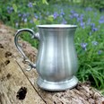 One Pint Pewter Cast Abbey Bell Tankard