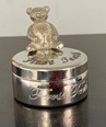 First Tooth Teddy Pewter Trinket Box