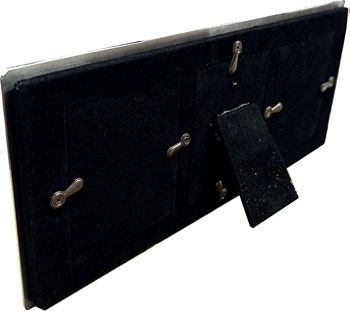 Paisley Pewter Triple Picture Frame