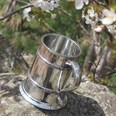 One Pint Double Celtic Bands Pewter Tankard