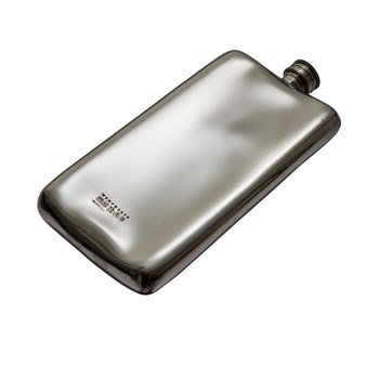 17oz Plain Pewter Pocket Flask