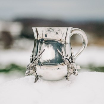 Reindeer Feet Pewter Tankard, 1 Pint Beer Mug, Christmas Hot Chocolate Gift, Reindeer Feet Pewter Tankard, 1 Pint Beer Mug, Christmas Hot Chocolate Gift,