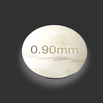 pewter circle 0,90 gauge