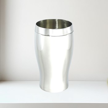 One Pint Pewter Beaker Beer Glass pewter part satin beaker