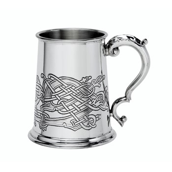 Celtic Birds One Pint Pewter Tankard Celtic Birds One Pint Pewter Tankard