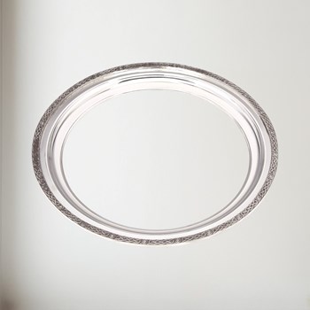 Large Celtic Rim Pewter Tray Large Celtic Rim Pewter Tray