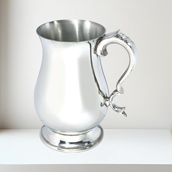 Two Pint Georgian Pewter Tankard Two Pint Georgian Pewter Tankard