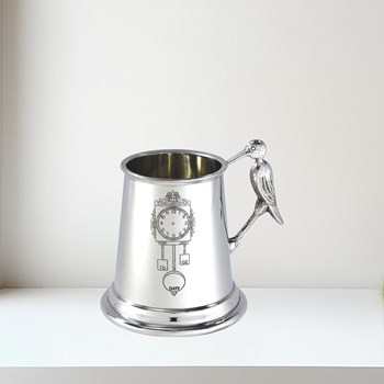 Baby Data Pewter Baby Mug Baby Data Pewter Baby Mug