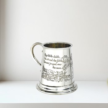 Cow Over The Moon Pewter Quarter Pint Baby Mug Cow Over the Moon Pewter quarter pint baby Mug