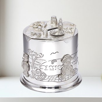 Pewter Teddy Bears Picnic Money Box Pewter Teddy Bears Picnic Money box