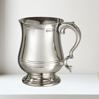 Extra Heavy  X Range Pewter Georgian One Pint Tankard Extra Heavy X Range Pewter Georgian 1 Pint tankard