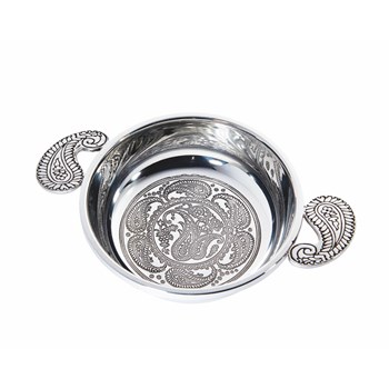 Large Paisley Pewter Quiach Large Paisley Pewter Quiach