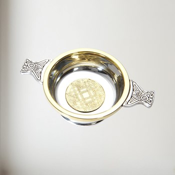 Medium Celtic Gold Quaich