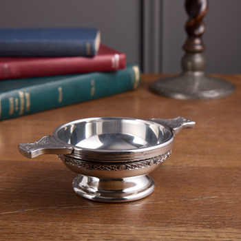 Celtic Band Medium Pewter Quaich