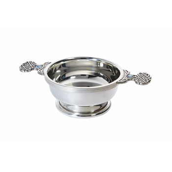 Birthstone Pewter Quaich October With Opal Stones Birthstone Pewter Quaich October With Opal Stones