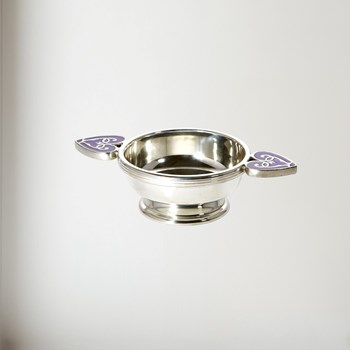 Standard Purple Heart Of The Highlands Quaich 43ST-HH Standard Purple Heart of the Highlands Quaich