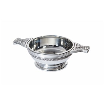 Standard Celtic Band Pewter Quaich Standard Celtic Band Pewter Quaich