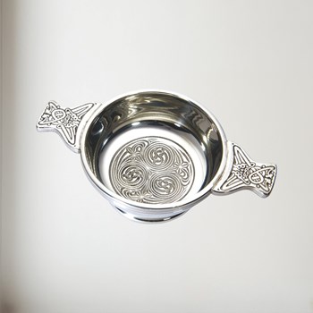 Standard Kells pewter Quaich
