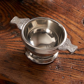 Extra Small Pewter Quaich